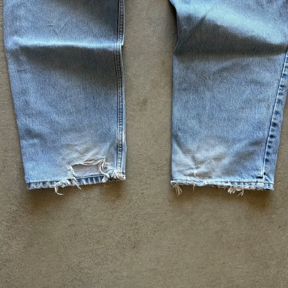 Vintage 90s Levis 550 Jeans Size 38x30 Blue Light Denim Relaxed Fit Straight Leg